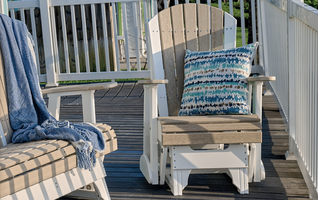 2' Adirondack Glider Chair