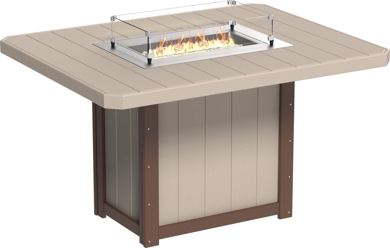 Lumin Fire Table 62" Rectangular