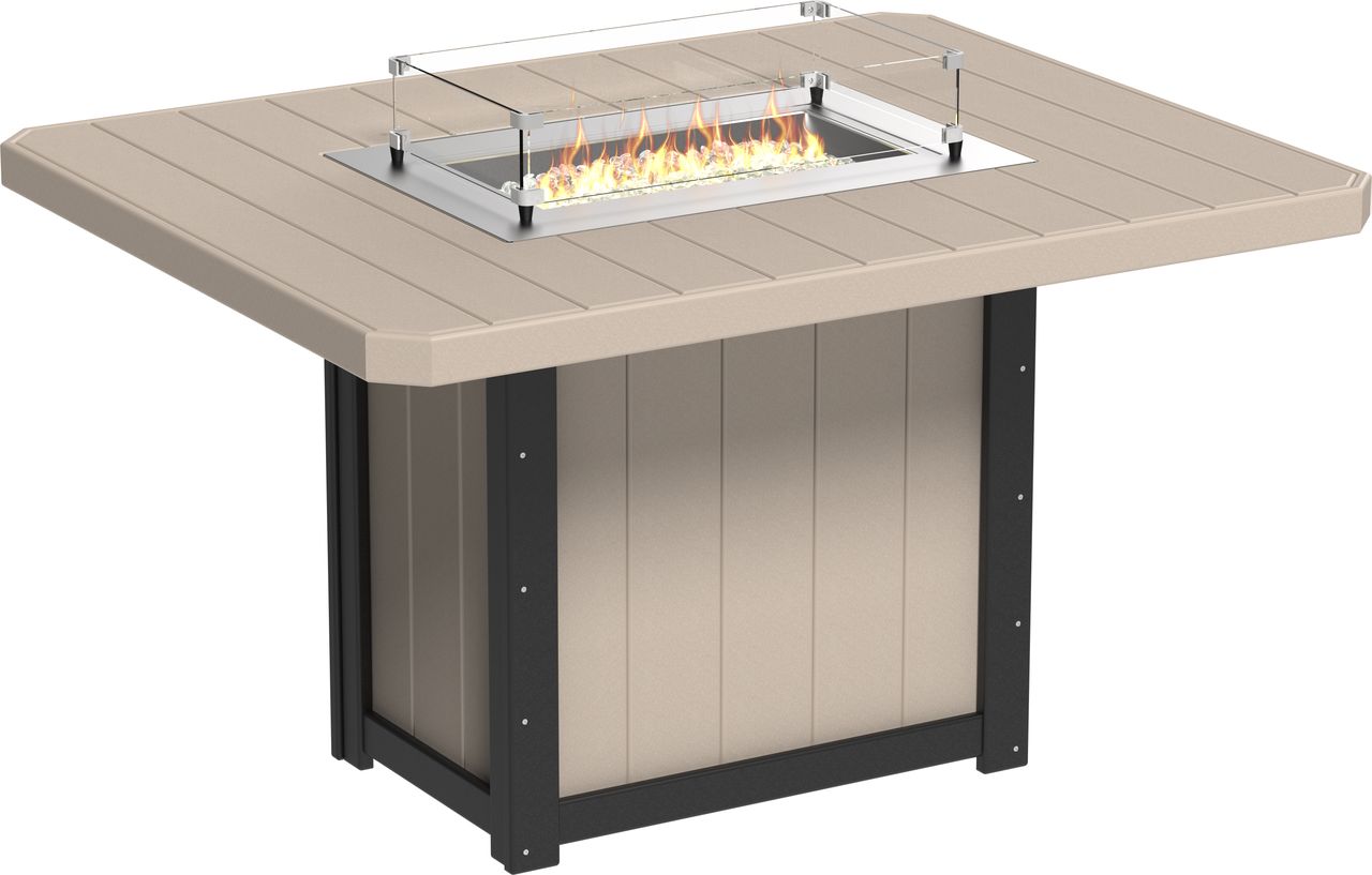 Lumin Fire Table 62" Rectangular