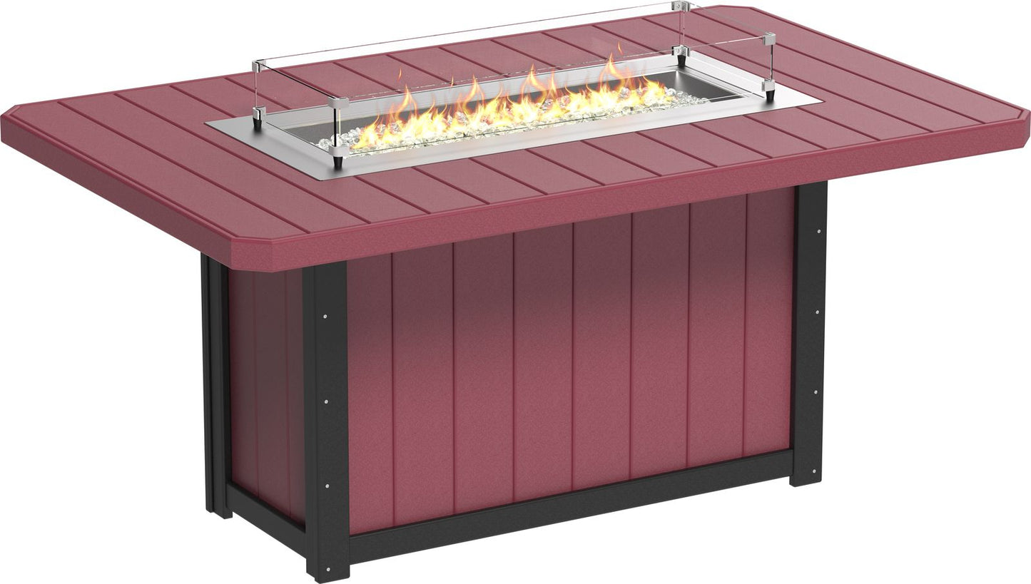 Lumin Fire Table 79" Rectangular