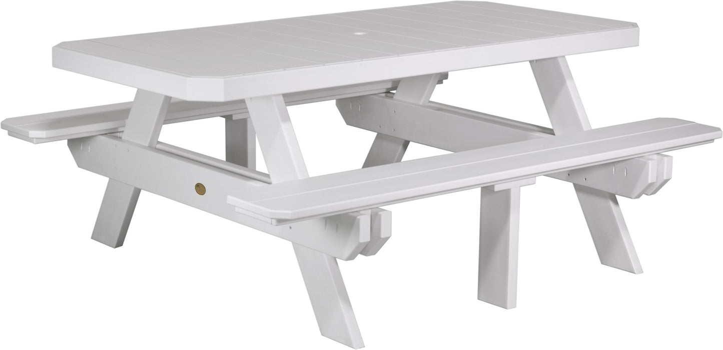 6' Rectangular Picnic Table