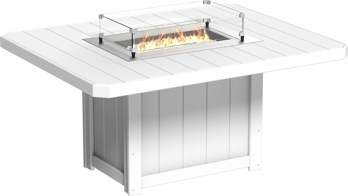 Lumin Fire Table 62" Rectangular
