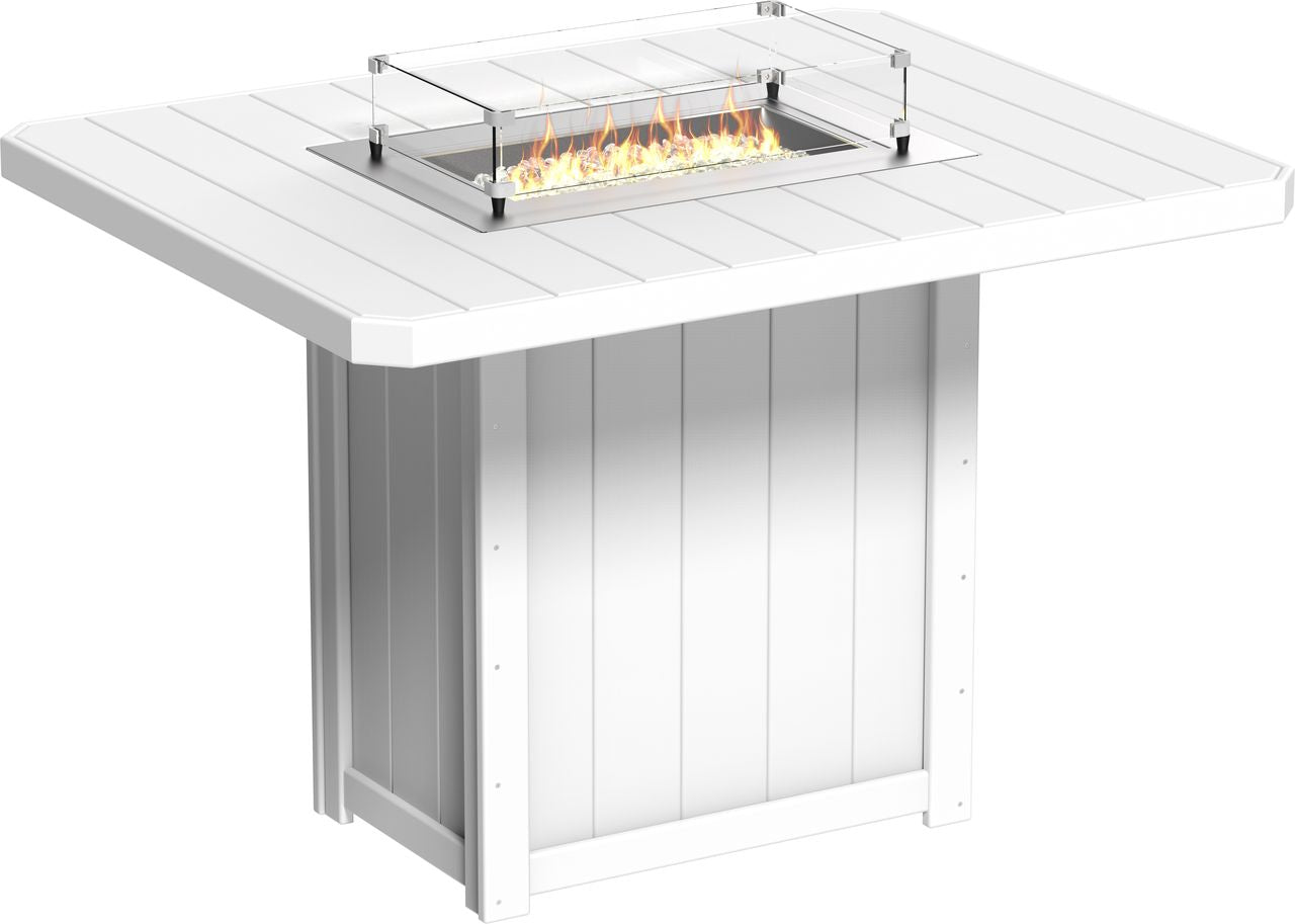 Lumin Fire Table 62" Rectangular