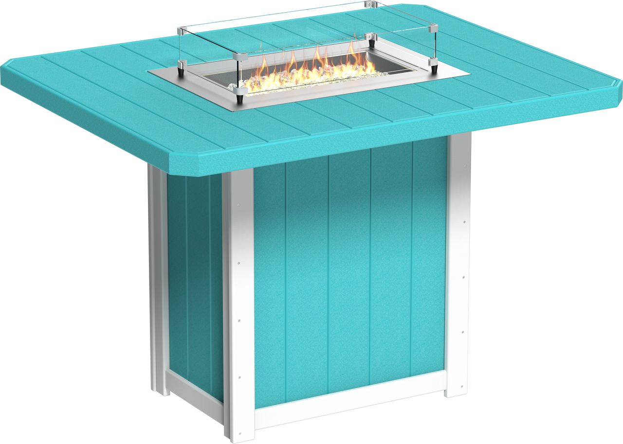 Lumin Fire Table 62" Rectangular