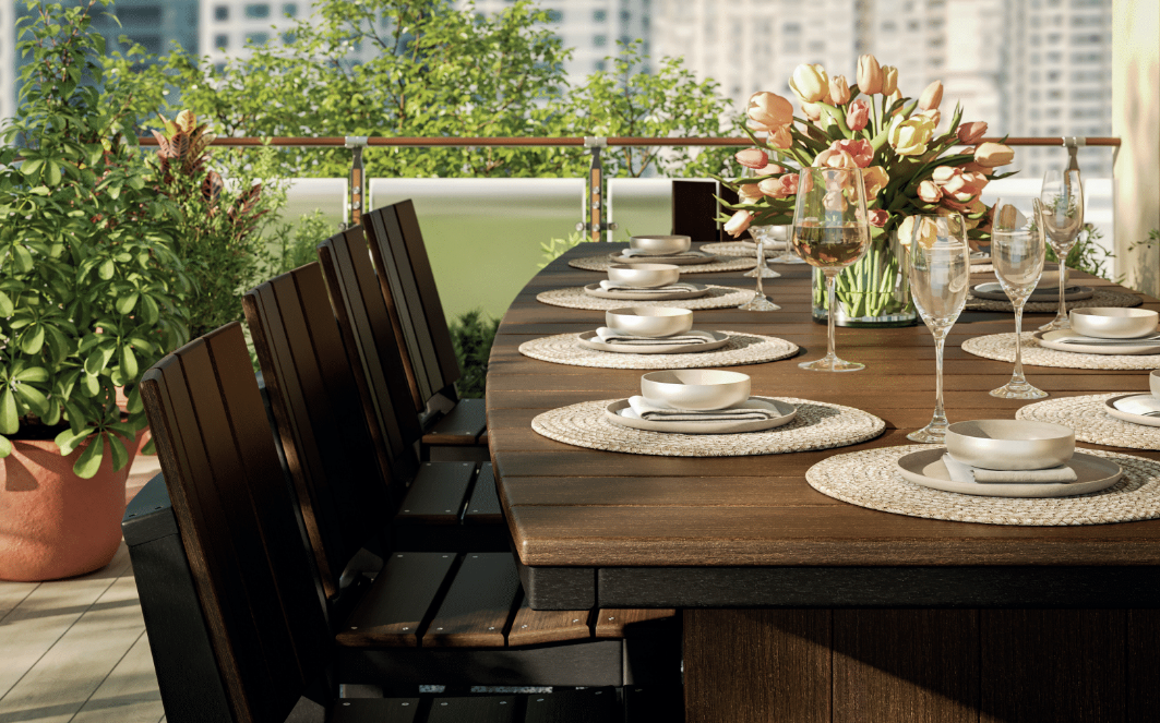 Urban Dining Table (4' x 8' Oval)