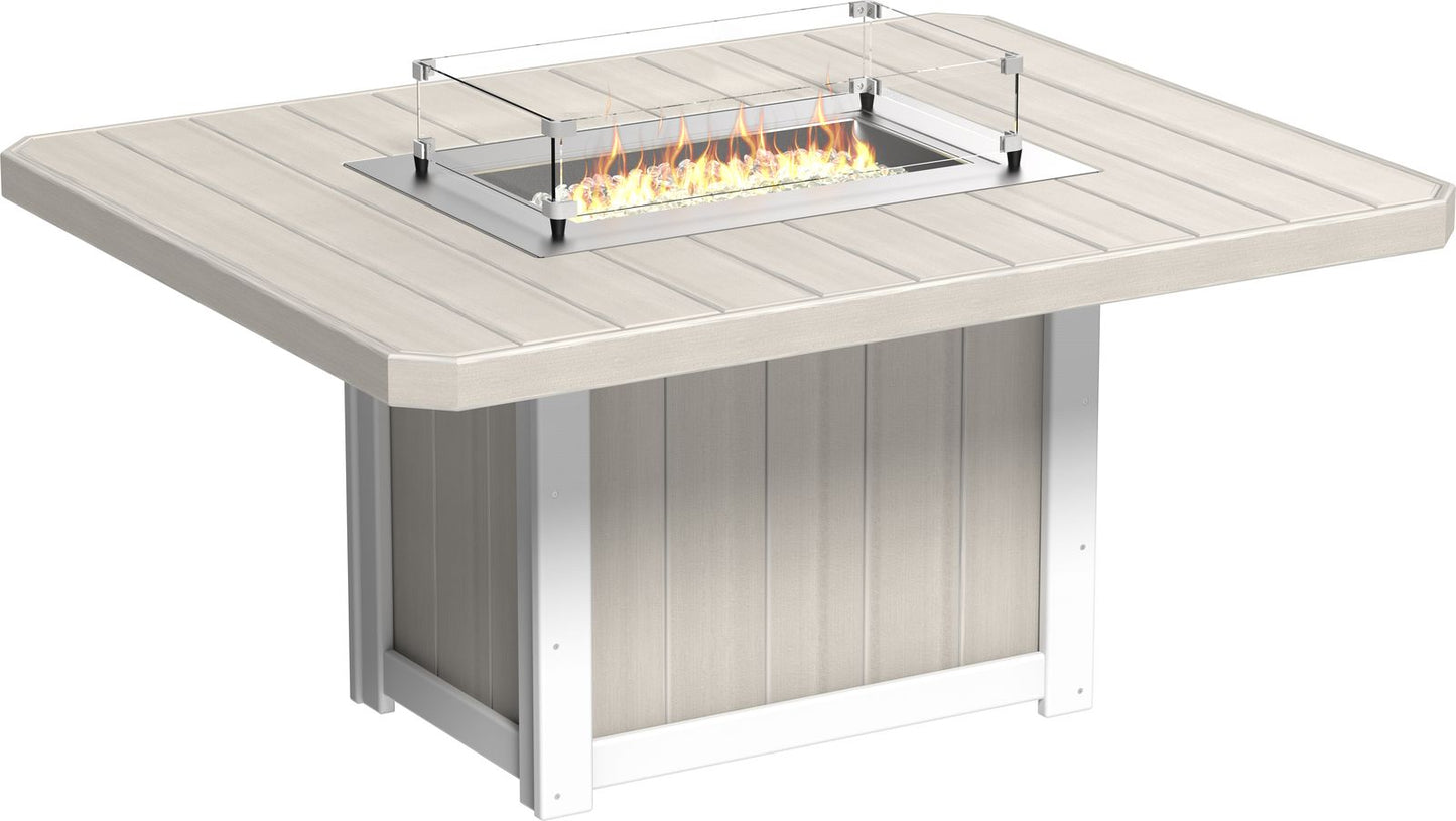 Lumin Fire Table 62" Rectangular
