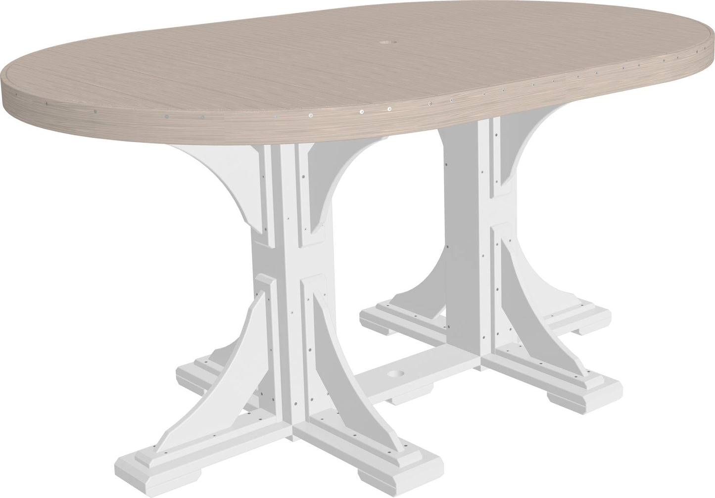 4' x 6' Oval Table