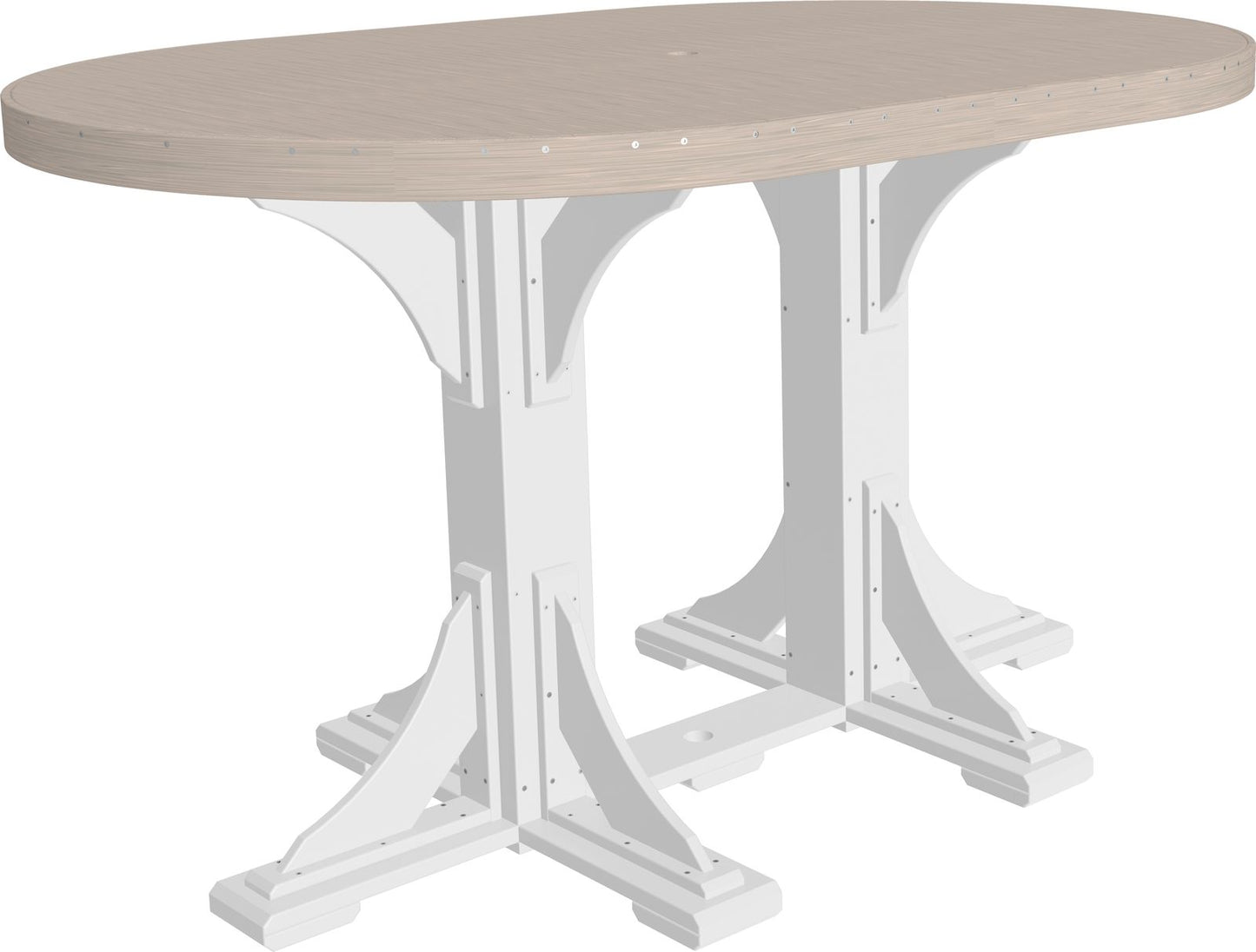 4' x 6' Oval Table