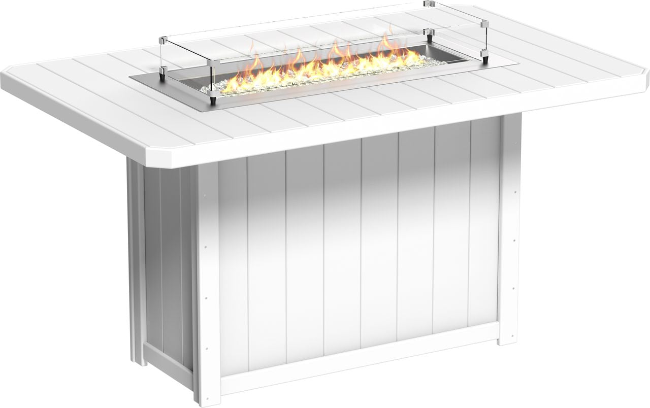 Lumin Fire Table 79" Rectangular