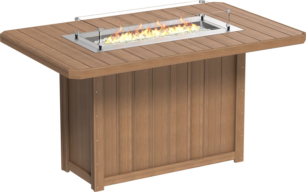 Lumin Fire Table 79" Rectangular