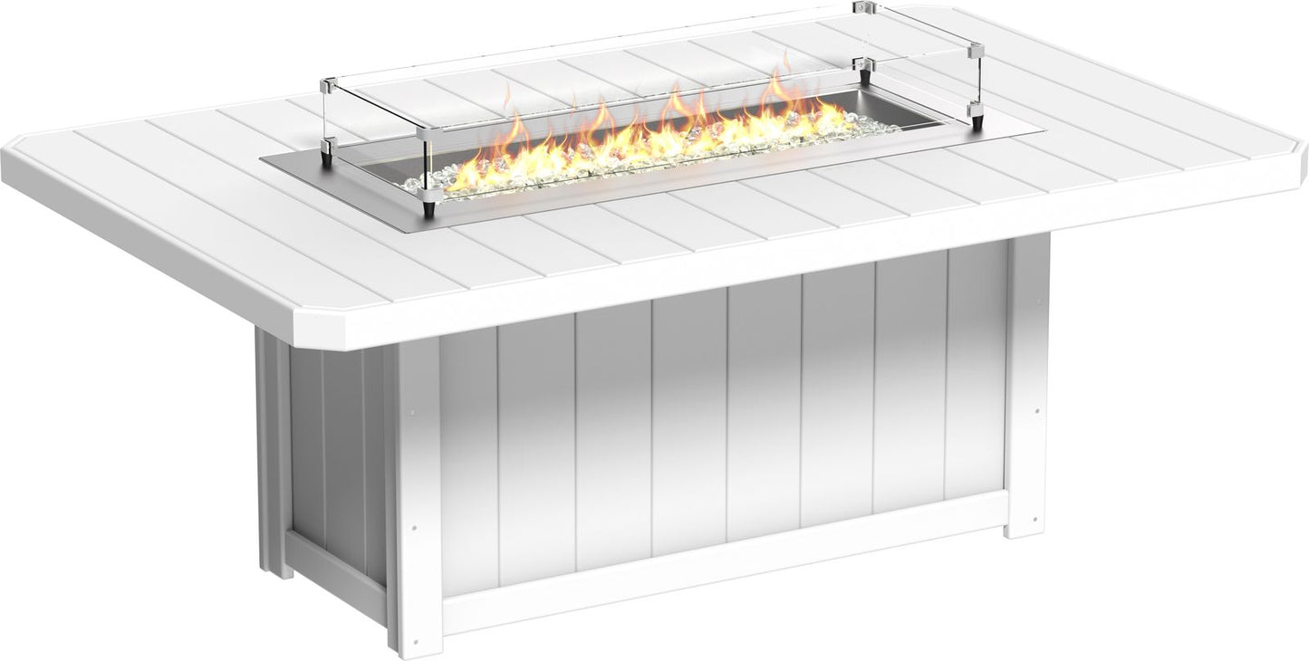 Lumin Fire Table 79" Rectangular