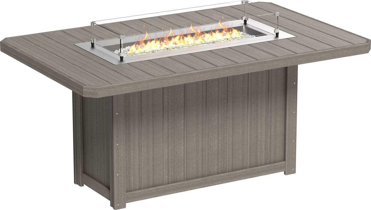 Lumin Fire Table 79" Rectangular