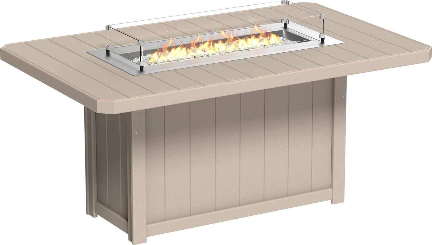 Lumin Fire Table 79" Rectangular