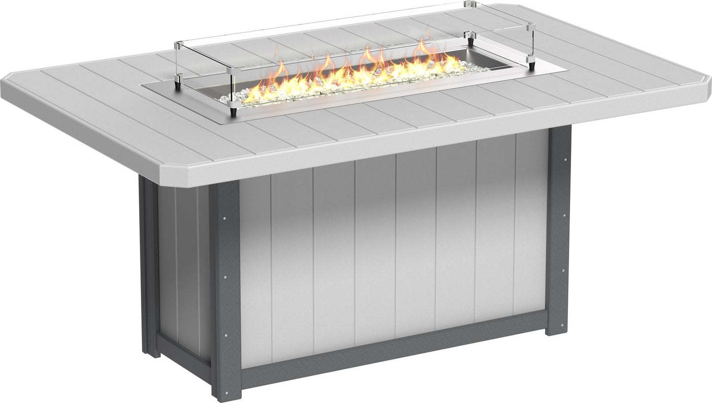 Lumin Fire Table 79" Rectangular